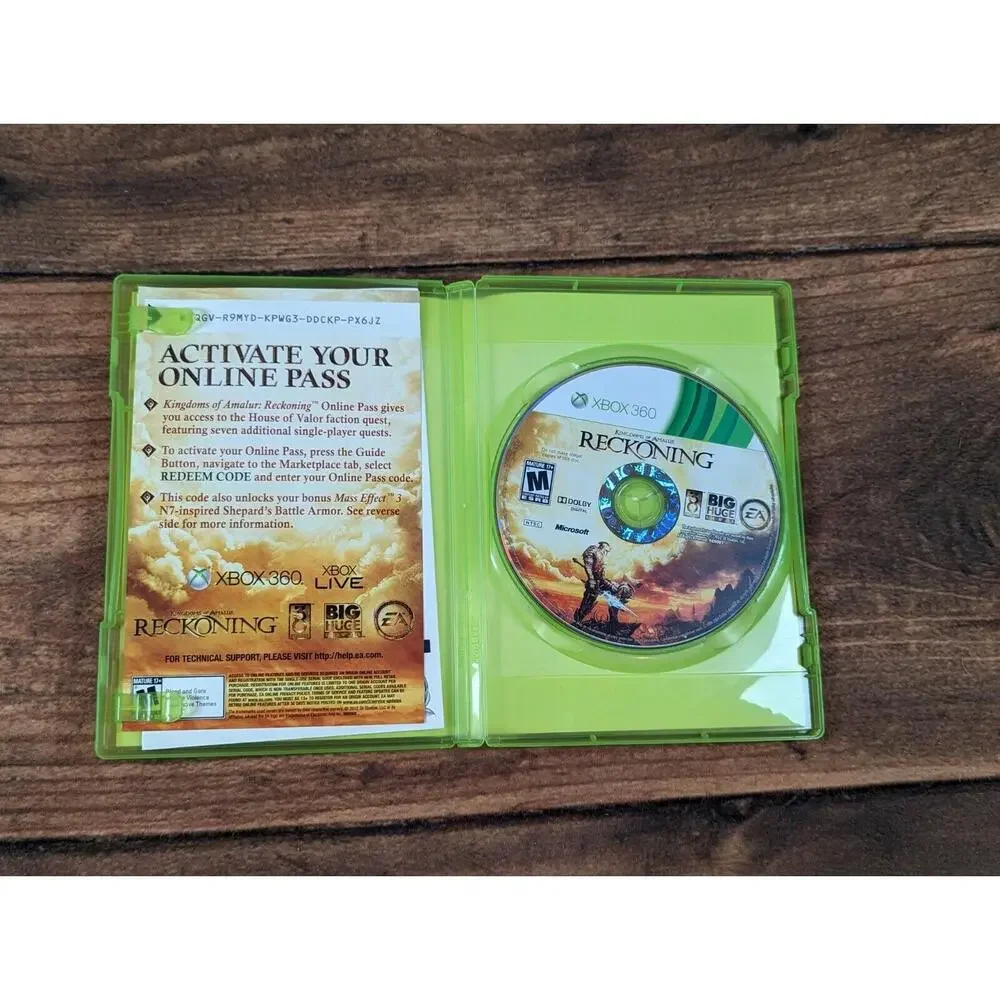 Kingdoms Of Amalur Reckoning Xbox 360 Japanese, complete, Good Condition‎